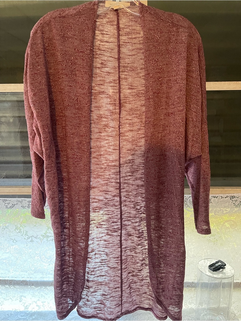 painted threads Open-Front Cardigan Sweater - Mauve